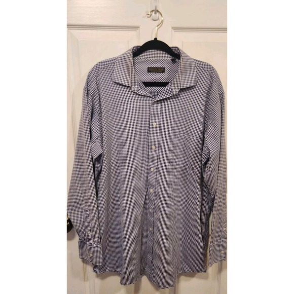 Donald J Trump Button Up Signature Collection Long Sleeve Shirt. 17.5 TALL. EUC - Picture 6 of 7